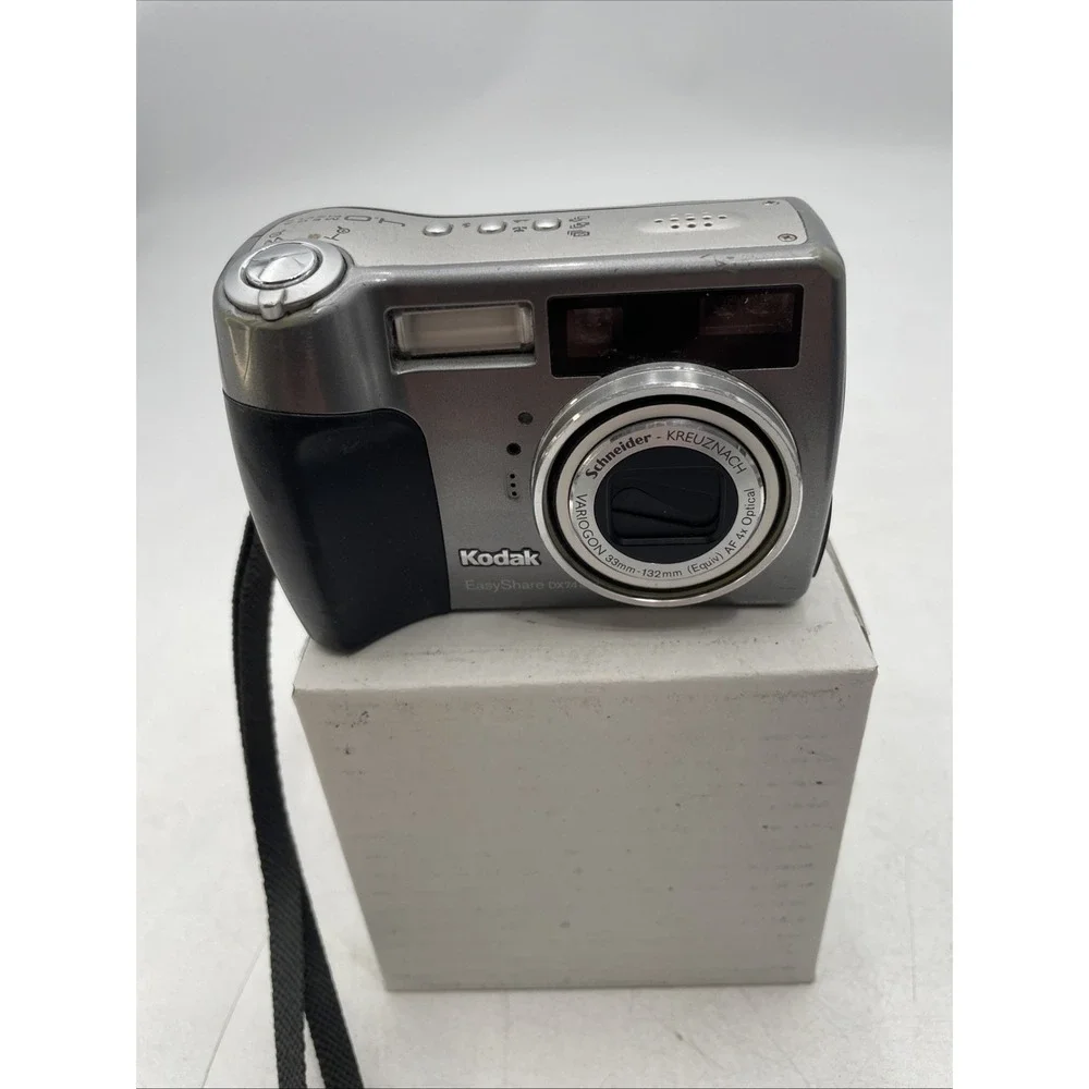 Vtg Kodak EasyShare DX7440 Digital Camera 4.0MP 4X Zoom+Battery+ SD Card~Tested